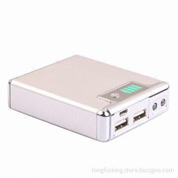 11200mAh Power Bank with Dual USB and 2 Torchs